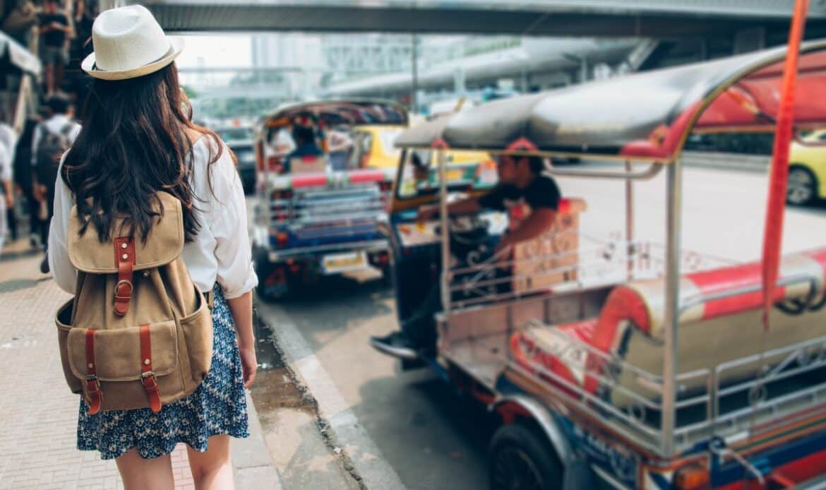 Tuk tuk en thailande